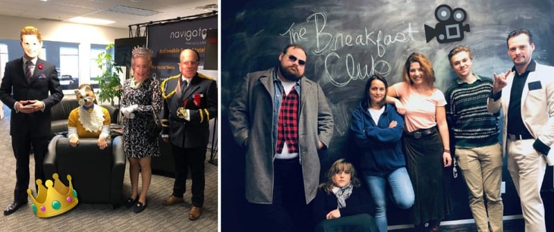 LifeRaft employees dressed up in the office for Halloween in years past.