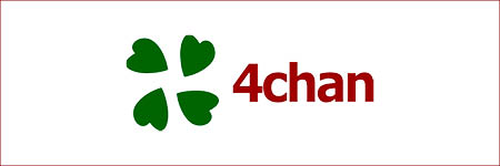 Logo of 4chan, a website LifeRaft OSINT platform can monitor as part of their social media threat monitoring service.