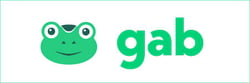 Logo of Gab, a website LifeRaft OSINT platform can monitor as part of their social media threat monitoring service.