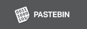 Logo of PasteBin, a site LifeRaft OSINT platform monitors as part of their social media threat monitoring service.