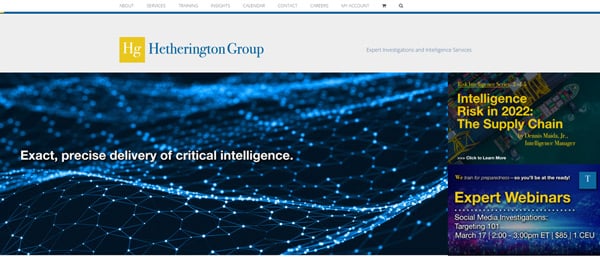Hetherington Group screenshot