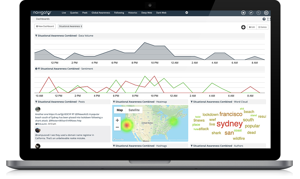 Navigator dashboard