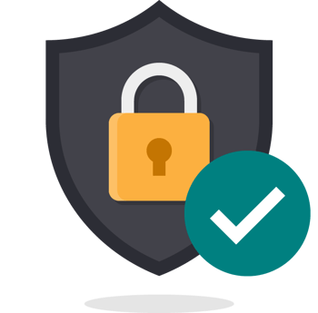 security shield with check security shield with check